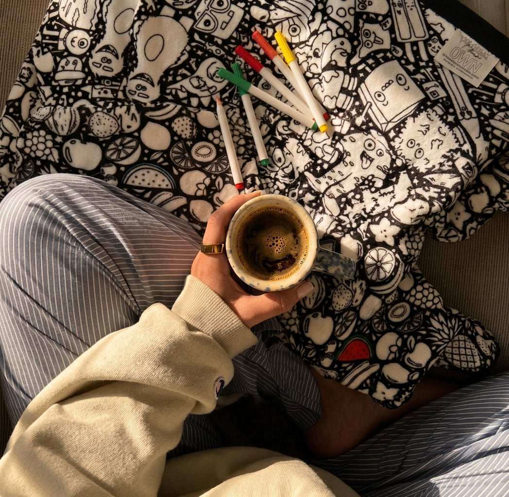 Coloreando Cobicolor con un café